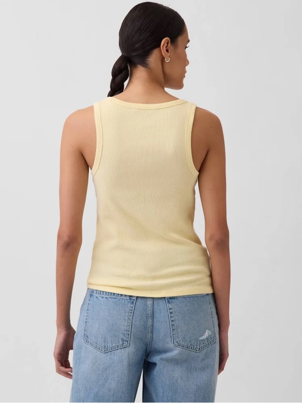 NWT GAP Yellow Ribbed Tank - Small - Picture 3 of 8